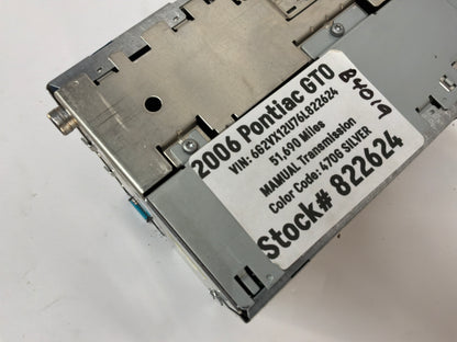 2006 Pontiac GTO Blaupunkt Radio Stereo 6 Disk CD Changer OEM