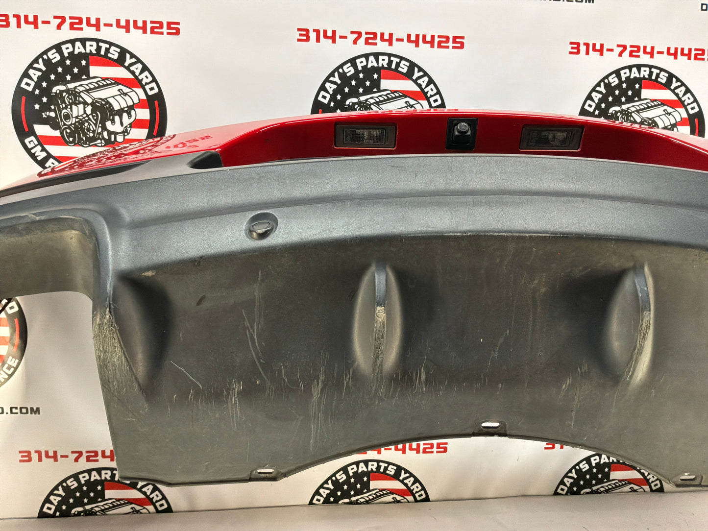 2014 Chevy SS Sedan Rear Bumper Cover Red OEM