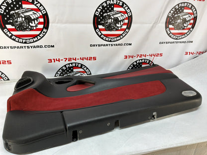 2004 Pontiac GTO RH Passenger Front Interior Door Panel Red OEM