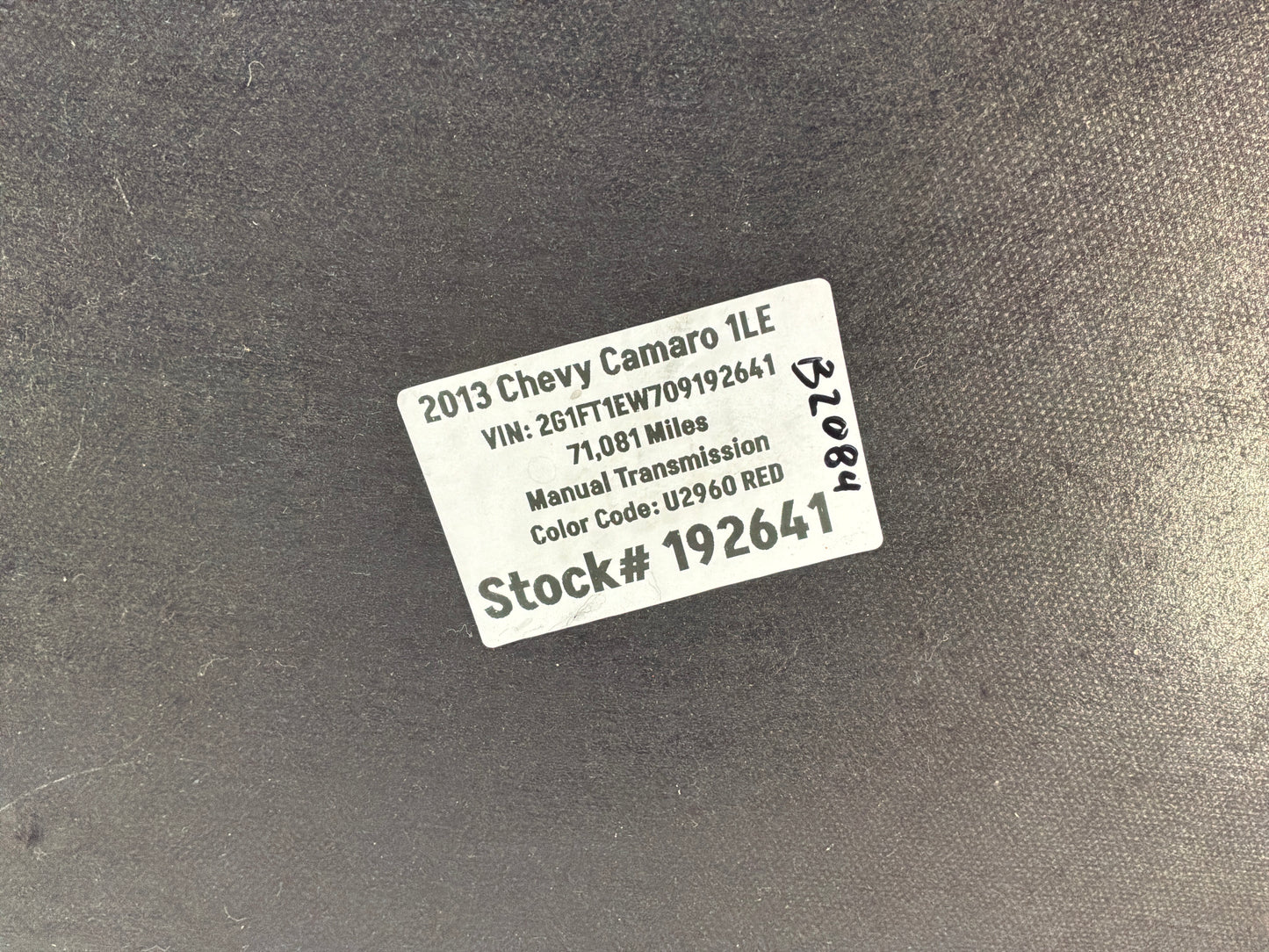 2013 Chevy Camaro 1LE Hard Spare Tire Compartment Trunk Battery Stowage Cover Panel OEM