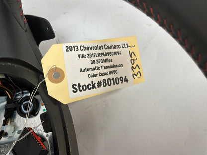 2013 Chevy Camaro ZL1 Steering Wheel w/ Buttons Black Leather OEM