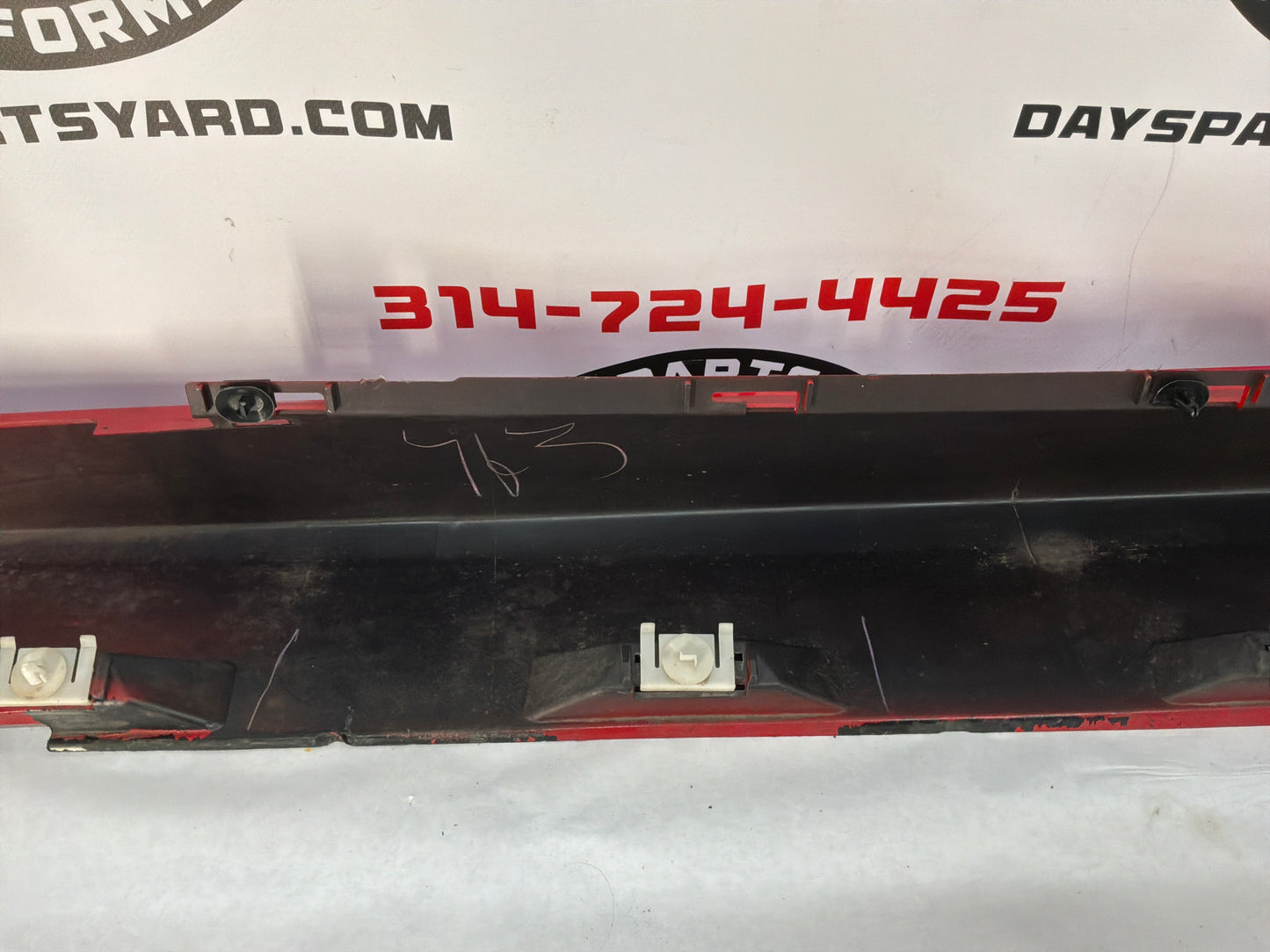 2014 Chevy SS Sedan RH Passenger Rocker Molding Side Skirt Panel Trim Red OEM