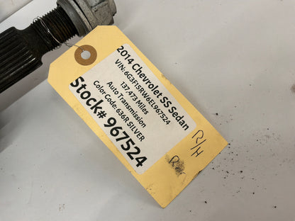 2014 Chevy SS Sedan RH Passenger Rear CV Axle Half Shaft OEM