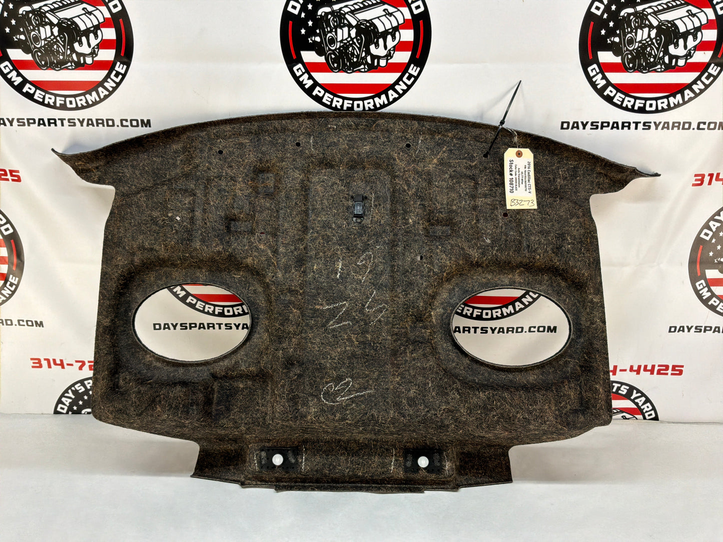 2016 Cadillac CTS-V Trunk Package Tray Liner Felt Carpet OEM