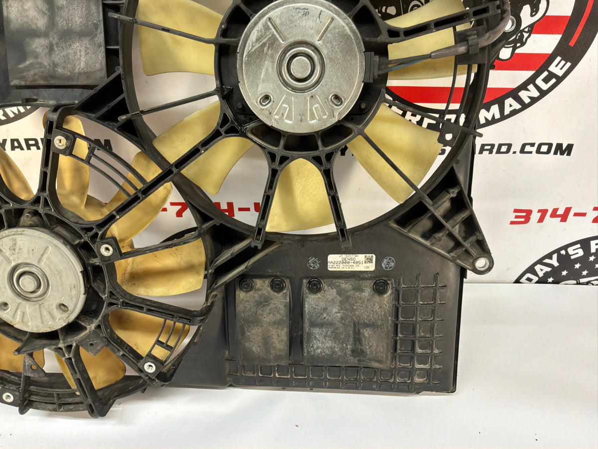 2009 Cadillac CTS-V Radiator Dual Electric Coolant Cooling Fans OEM