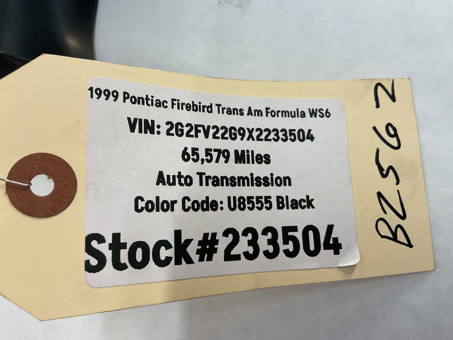 1999 Pontiac Firebird Trans Am Formula WS6 RH & LH Interior A Pillar Trim OEM