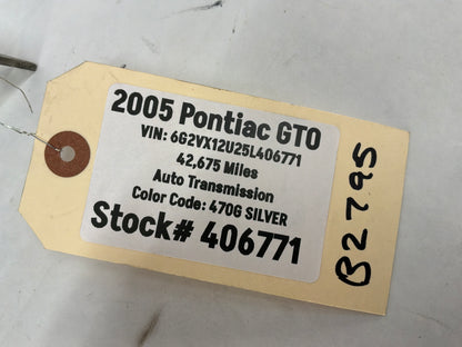 2005 Pontiac GTO Horn Set OEM