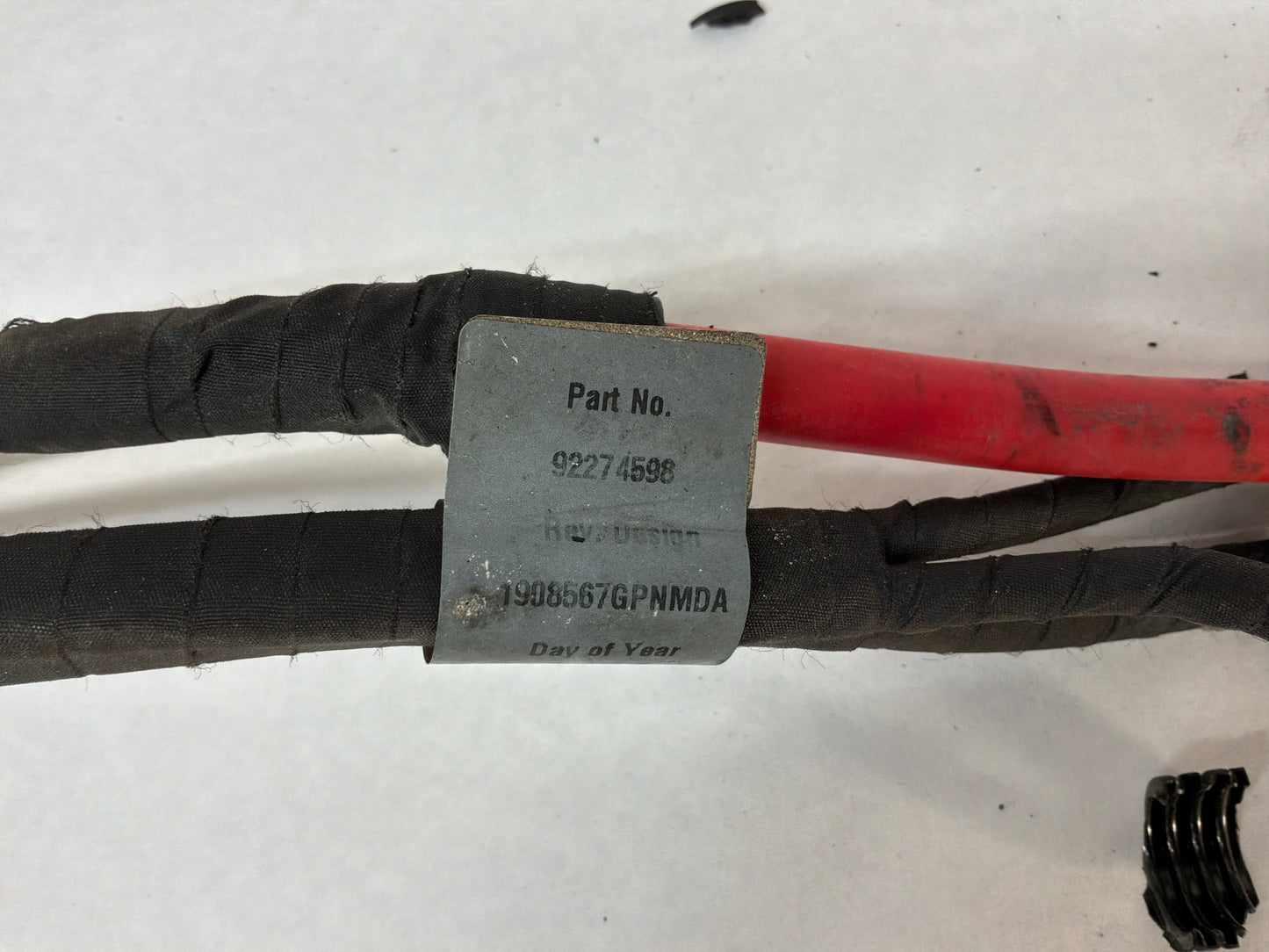 2014 Chevy Caprice PPV Positive Starter Alternator Wire Wiring Harness Cable OEM - Day's Parts Yard