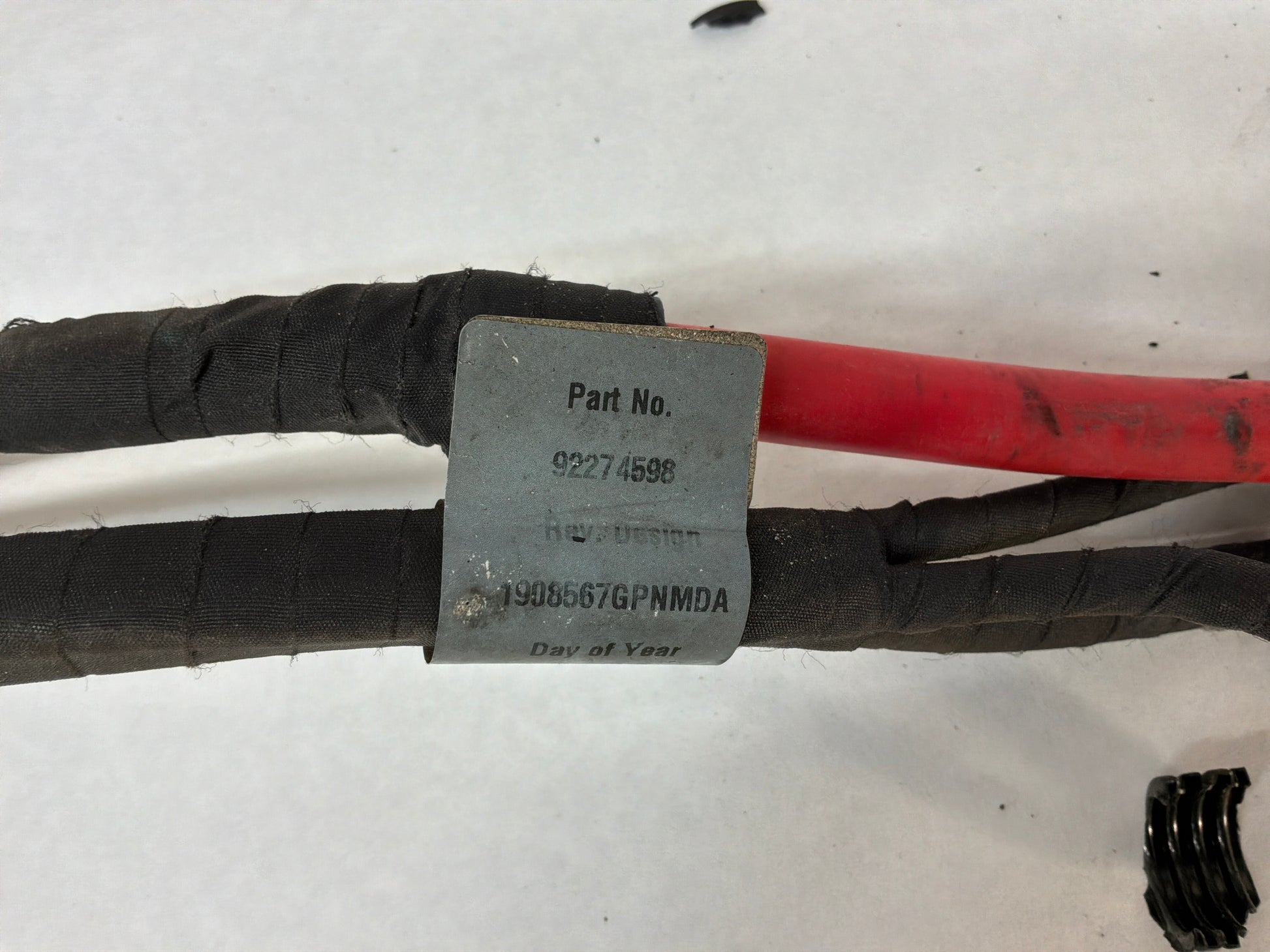 2014 Chevy Caprice PPV Positive Starter Alternator Wire Wiring Harness Cable OEM - Day's Parts Yard