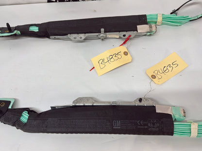 2014 Chevrolet SS Sedan RH & LH Roof Side Rail Curtain Airbag Air Bag Set OEM