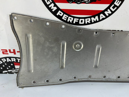 2002 Chevy C5 Corvette Torque Tube Tunnel Cover Shield Reinforcement Panel OEM