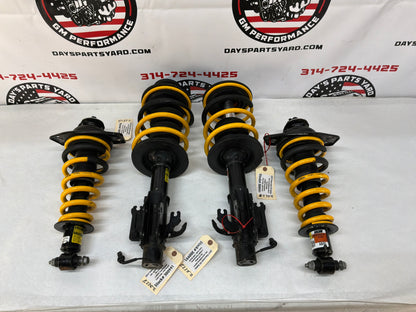 2017 Chevy SS Sedan Front & Rear Magnetic Ride Suspension Struts w/ King Coil Springs