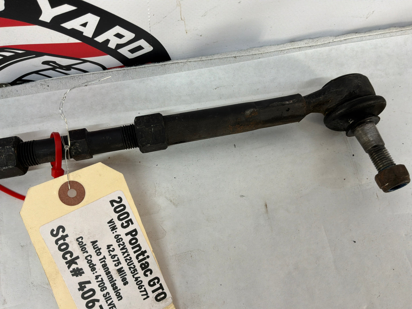 2005 Pontiac GTO RH Passenger Rear Suspension Adjustment Tie Rod Assembly OEM