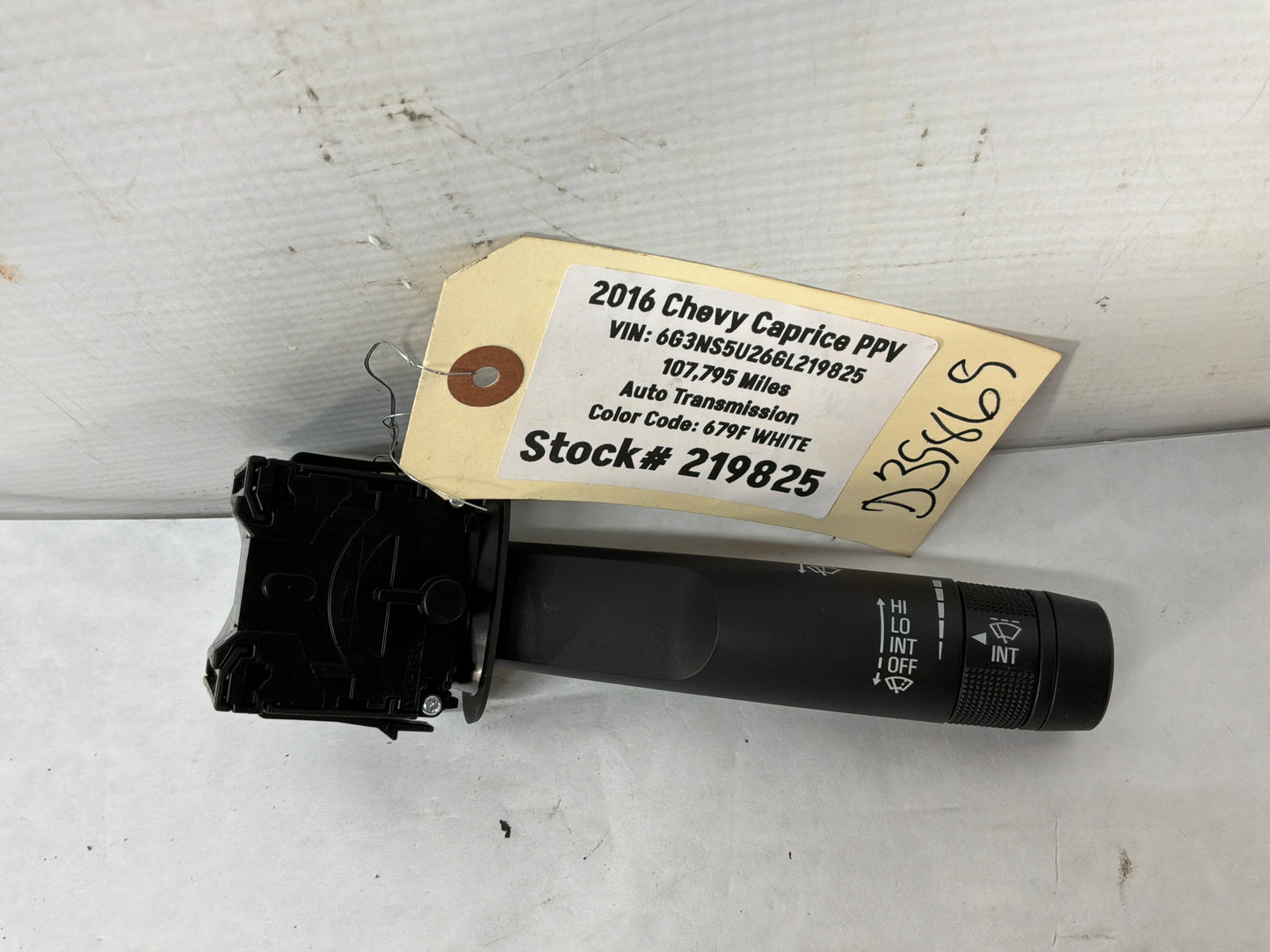 2016 Chevy Caprice PPV Windshield Wiper Control Switch Assembly OEM