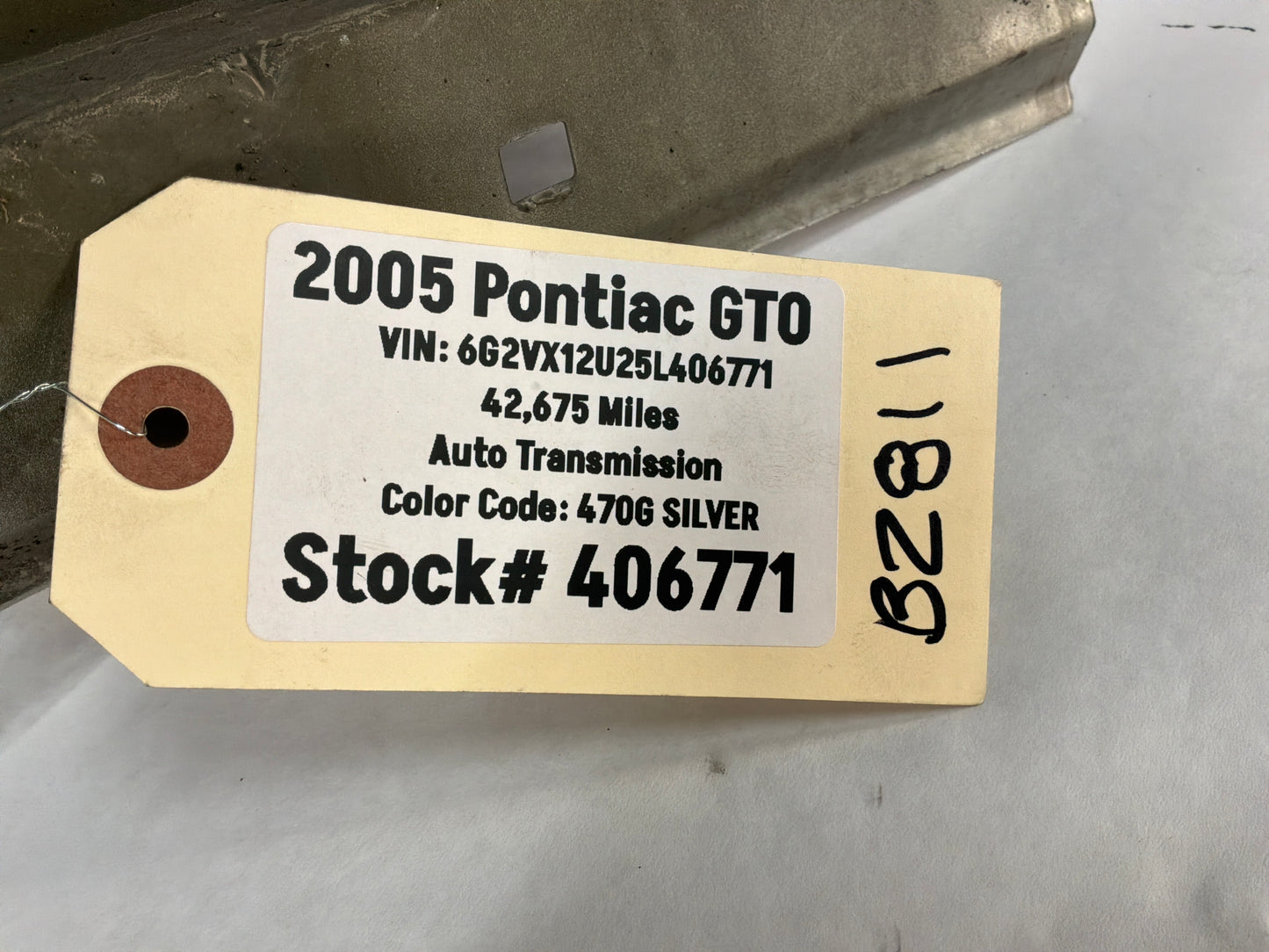 2005 Pontiac GTO LH Driver Front Fender Red OEM