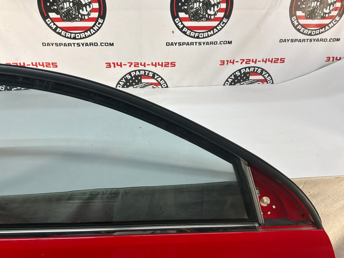 2008 Pontiac G8 GT RH Passenger Front Exterior Outside Door Red OEM