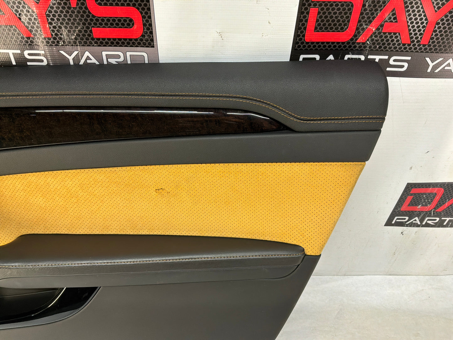 2011 Cadillac CTS-V Coupe RH Passenger Interior Door Panel Saffron OEM