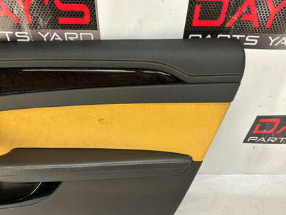 2011 Cadillac CTS-V Coupe RH Passenger Interior Door Panel Saffron OEM