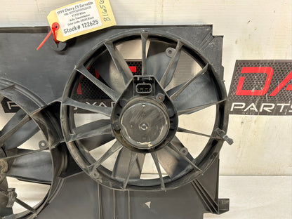 1999 Chevy C5 Corvette  Radiator Electric Cooling Fans Assembly OEM