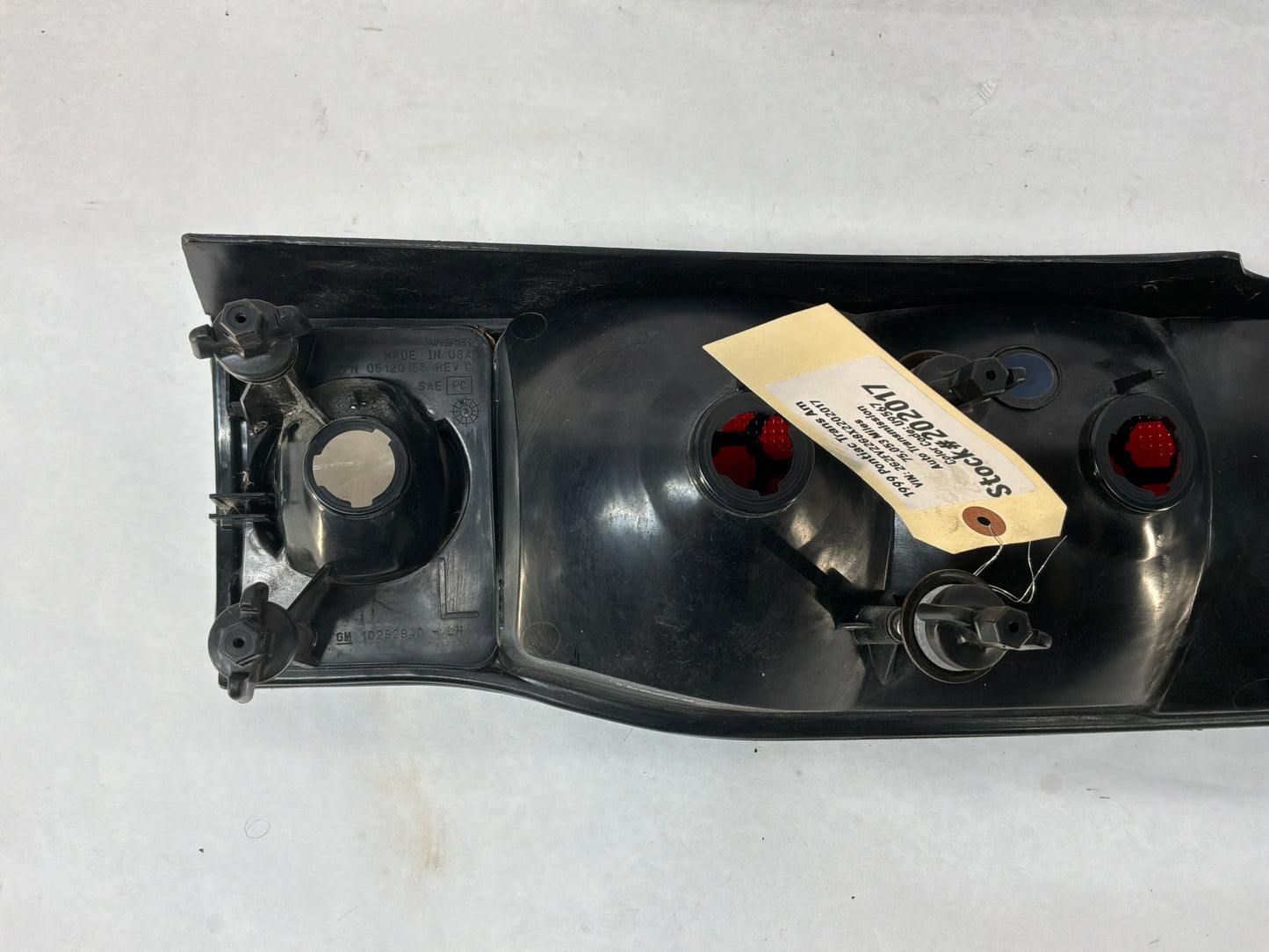 1999 Pontiac Trans Am WS6 LH Driver Taillight Tail Light Lamp Honeycomb OEM