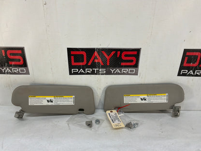2016 Chevy Caprice PPV RH & LH Sun Visor Sunvisor Sun Shade w/ Clips OEM