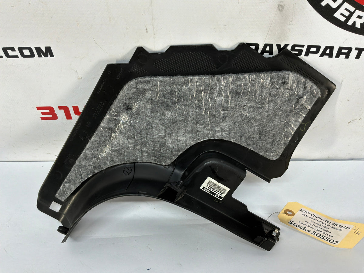 2016 Chevy SS Sedan LH Driver Front Interior Kick Panel Trim Sill OEM