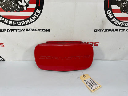 2002 Chevy C5 Corvette Convertible Front License Plate Cover OEM Red