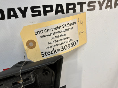 2017 Chevy SS Sedan LH Driver Front Interior Door Panel Trim OEM