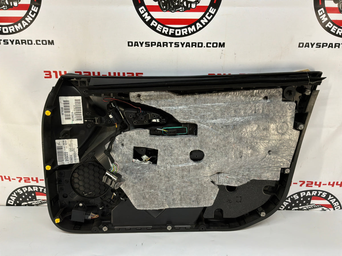 2016 Chevy SS Sedan LH Driver Front Interior Door Panel Trim OEM