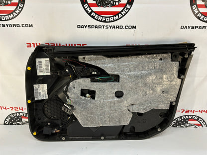 2016 Chevy SS Sedan LH Driver Front Interior Door Panel Trim OEM