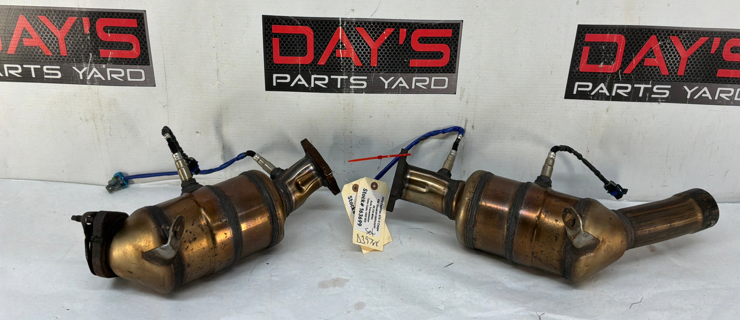 2016 Cadillac ATS-V Coupe RH & LH Factory OEM Exhaust Catalytic Converters