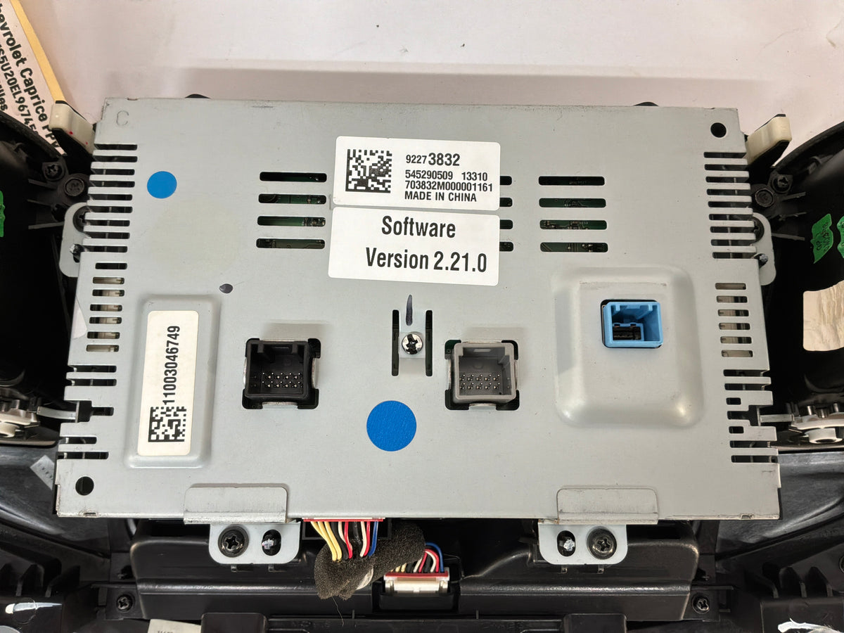 2014 Chevy Caprice PPV Navigation Display Radio CD Player Face Plate Screen Receiver OEM