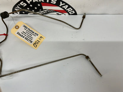 2006 Pontiac GTO RH & LH Rear Suspension Control Arm Hard Brake Lines Tubes Hoses OEM