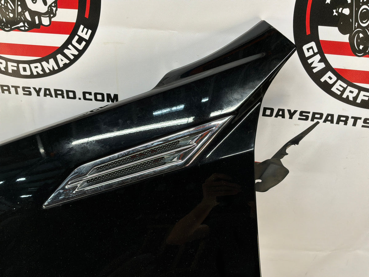 2009 Cadillac CTS-V LH Driver Front Fender Black OEM
