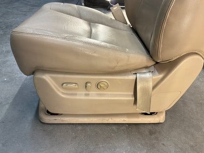 2012 Chevy Avalanche LH Driver Front Seat Leather Cashmere OEM