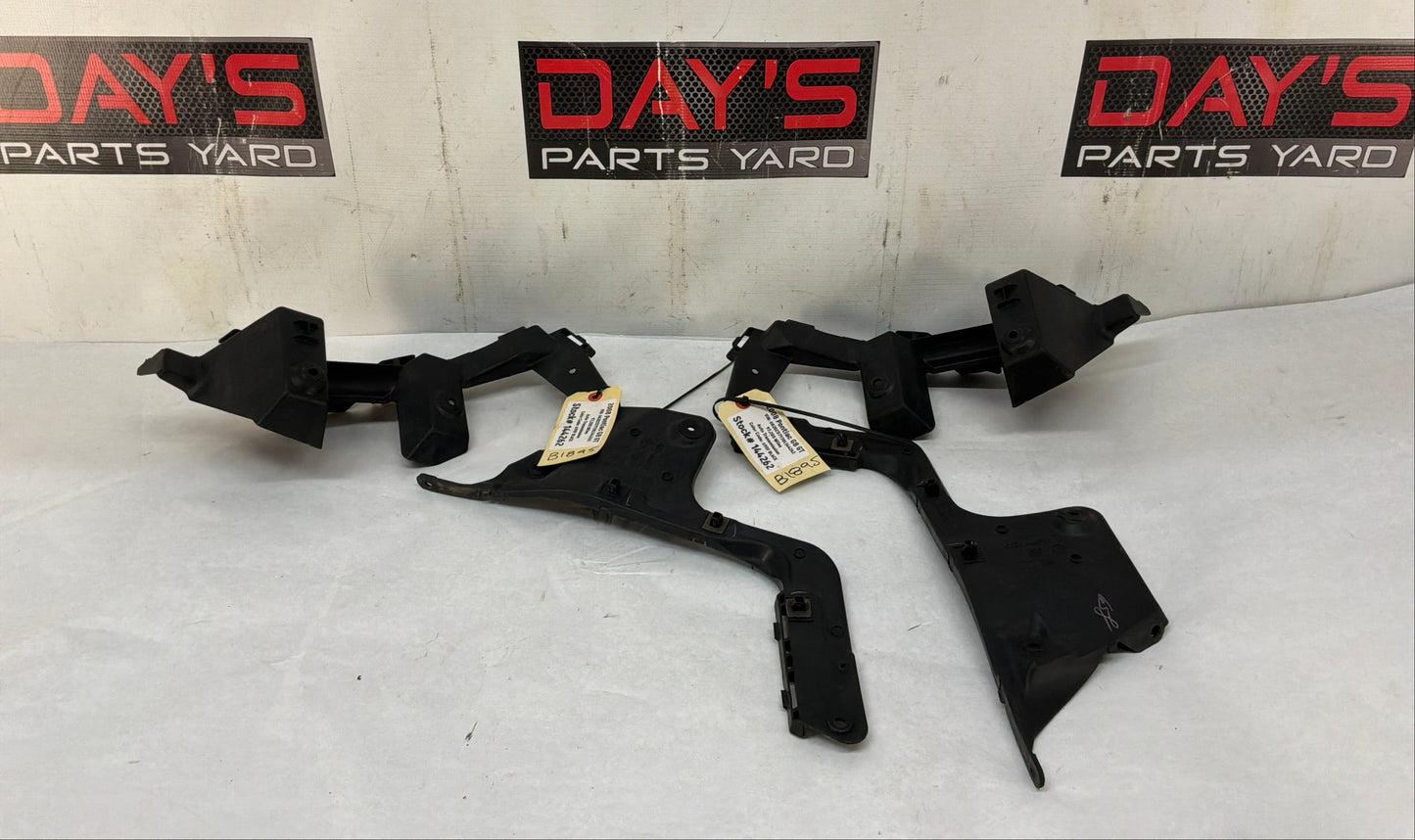 2008 Pontiac G8 GT Complete Rear Bumper Brackets Mounts Supports Guides Set OEM