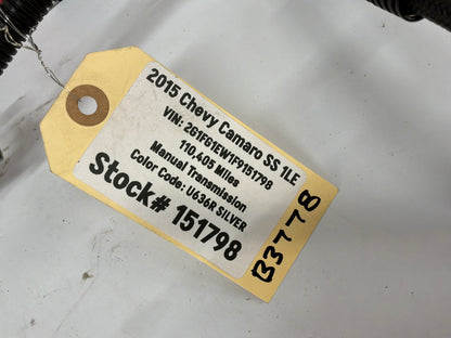 2015 Chevy Camaro SS 1LE Fuel Gas Line Hose Tube Pipe OEM