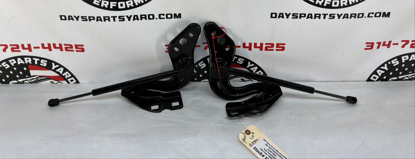 2007 C6 Corvette Convertible RH & LH Hood Trunk Deck Lid Hinges OEM