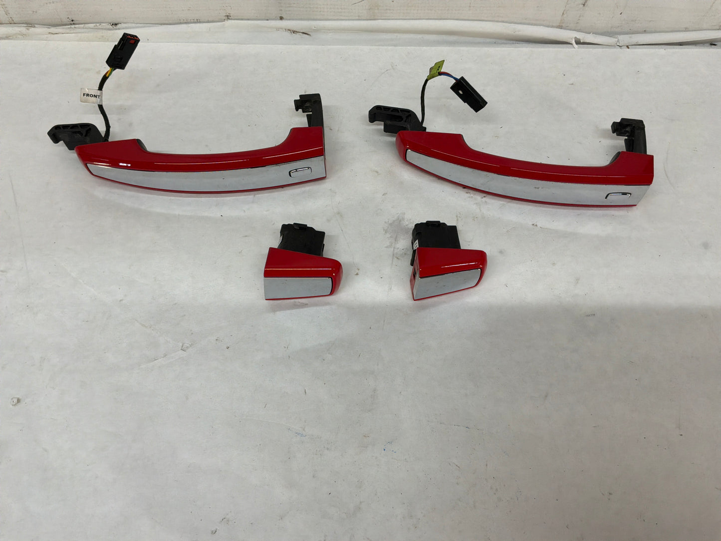 2015 Chevy SS Sedan Front & Rear RH Passenger Exterior Door Handle Red  OEM