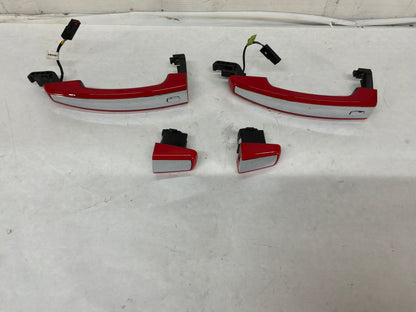 2015 Chevy SS Sedan Front & Rear RH Passenger Exterior Door Handle Red  OEM