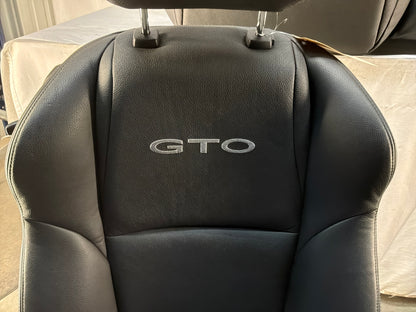 2004 Pontiac GTO Seats Fronts and Rears Black Leather OEM