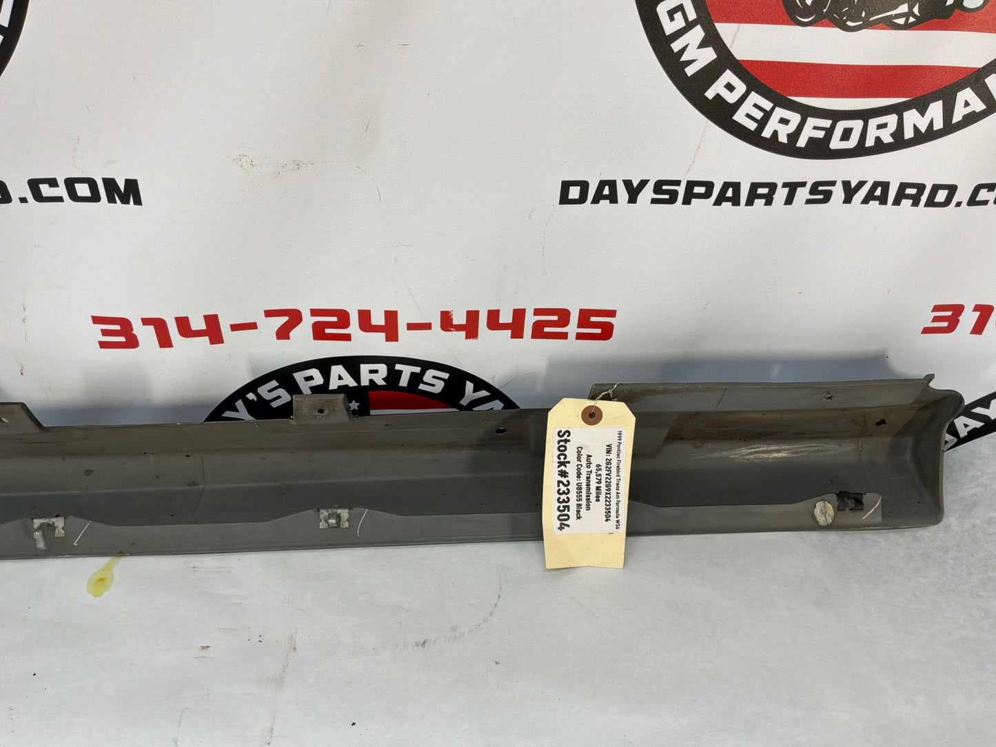 1999 Pontiac Firebird Trans Am Formula WS6 LH Rocker Molding Side Skirt Trim Panel OEM
