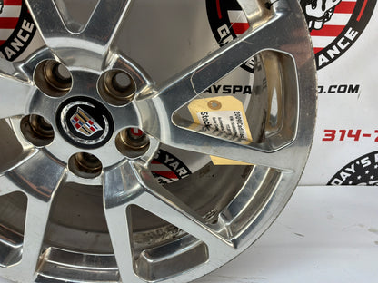 2009 Cadillac CTS-V Sedan Front Factory OEM Polished Wheel Rim 19x9