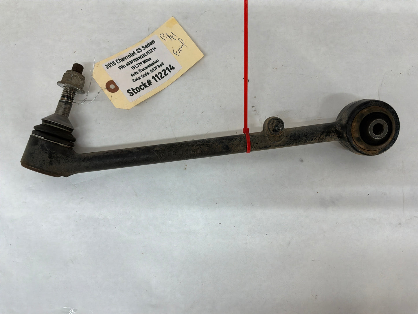 2015 Chevy SS Sedan RH Passenger Front Suspension Lower Rearward Control Arm Link OEM