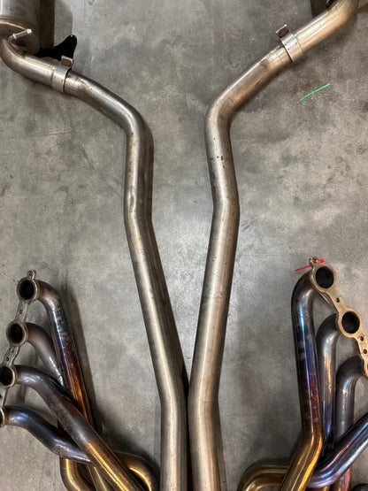 2006 Cadillac CTS-V Kooks Long Tube Headers Corsa Cat Back Exhaust