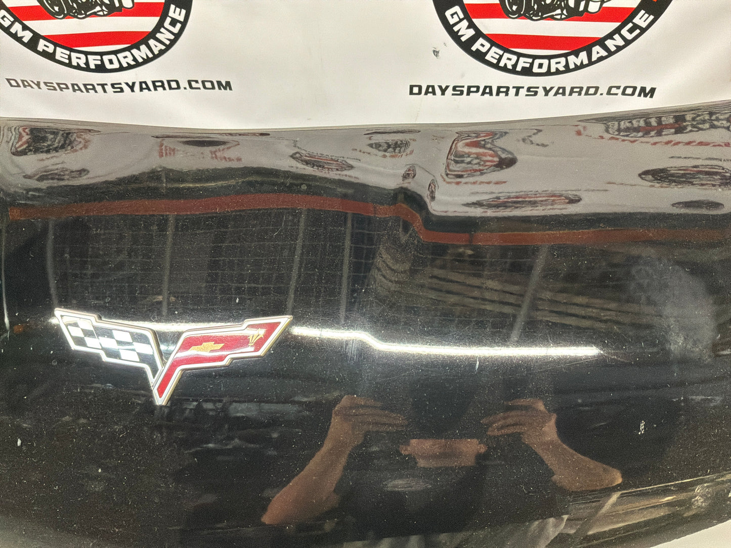 2007 Chevy C6 Corvette Convertible Complete Front Bumper Cover Panel Black OEM
