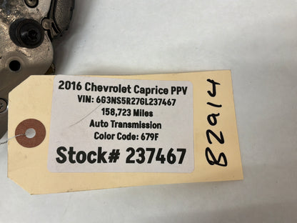 2016 Chevy Caprice PPV RH Passenger Front Door Lock Actuator OEM