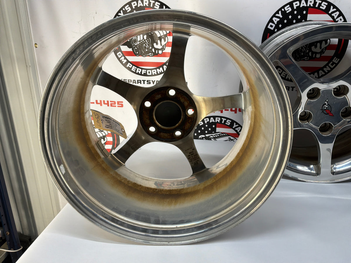 2002 Chevy C5 Corvette 17x8.5 18x9.5 Factory OEM Wheels Rims