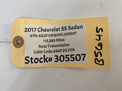 2017 Chevy SS Sedan Improved Racing Widget Baffle Tray Aftermarket