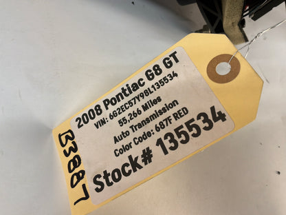 2008 Pontiac G8 GT Center Console w/Shifter OEM